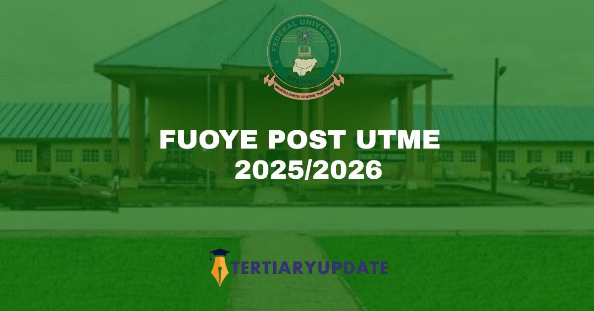 FUOYE Post UTME Cut Off Mark